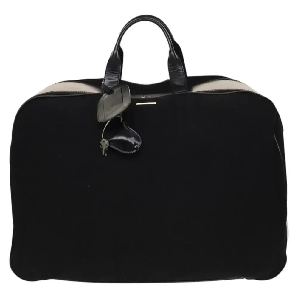 GUCCI Boston Bag Cotton Black Silver 010 1553 010 1553